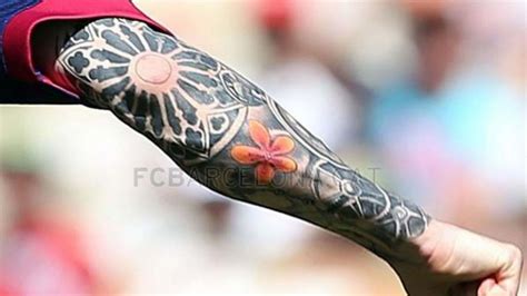 tatuaje de messi brazo